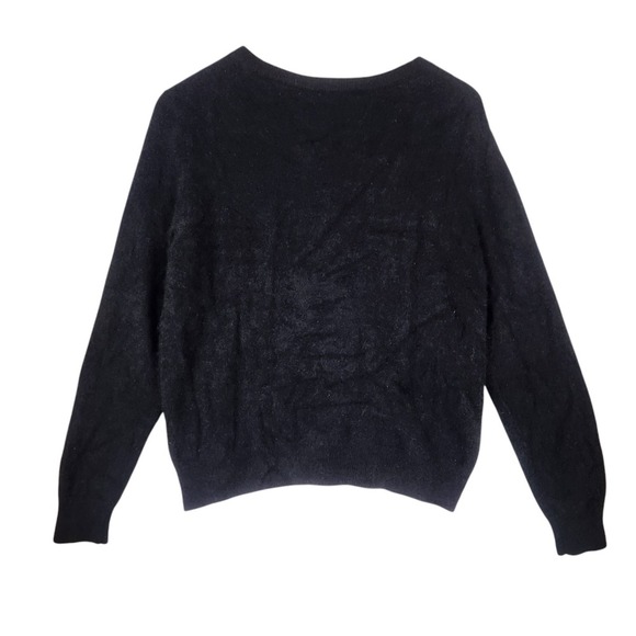 Quince Sweater Women's XL Black Mongolian Cashmere Crewneck Quiet Luxury - Picture 2 of 10